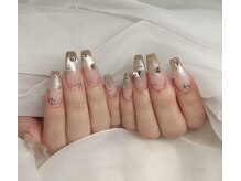 トータルビューティーサロン ディーグレース(TotalBeautySalon D.Grace)/人気なハートミラーネイル☆