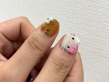 リザボーテ(Liza beate)/キティーちゃんネイル