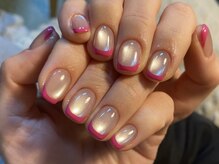 Best Nail 銀座店【ワンホンネイル・スカルプ・パラジェル・上品ジェルネイル】/コーラルピンクフレンチネイル