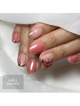 ネイルズガーデン(NAILS GARDEN)/桃ネイル