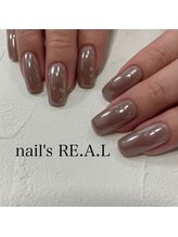 ネイルズリアル 倉敷(nail's RE.A.L)/ミラーネイル