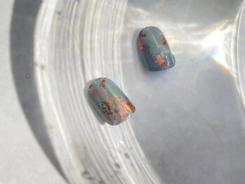 ファンクションネイルズ 表参道 原宿(FUNCTION NAILS)/ホイルネイル/寒色