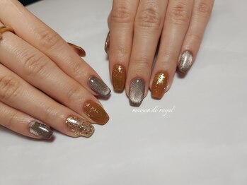 雪の結晶ネイル