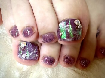 アミュリー ネイル アトリエ(Amury nail atelier)/大理石 マーブル シアー 