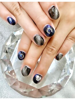 ネイルサロン K/華やかウェディングネイル