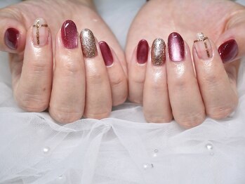 グラシアス(Gracias)/チェックネイル