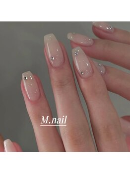 エムネイル(M.nail)/ワンカラーxストーン
