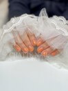 爪育限定色ワンカラーネイル