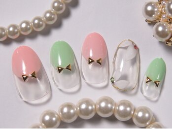 リエル(Riel)/春色☆フラワーネイル 定額7980