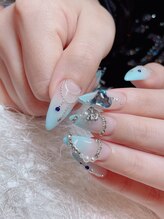 レアネイル 新宿(le'a nail)/ハートグラデション