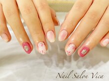 ヴィカ(Vica)/手描きふんわりフラワー☆