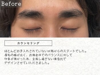 ハルバイアディクト 横浜店(HARU by ADDICT)/眉毛BA[横浜/眉毛サロン/メンズ]