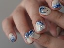 ニュアンスブルーネイル