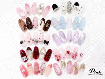 ネイルコレクション ピンク(Nail Collection Pink)の写真/大人気♪[今月の特別ジェル6990円]やアート量で選ぶ[ジェル定額3コース7990.8990.9990円]は150種以上あり♪