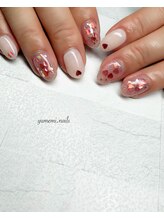 ユメミネイルズ(yumemi.nails)/ハートホログラムネイル