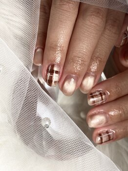 チェックネイル☆