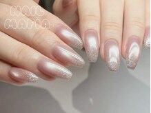 ネイルマフィア 新宿(NAIL MAFIA)/マグネットネイル/ラメグラデ