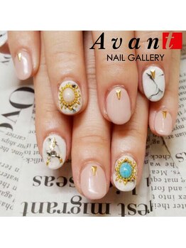 ネイルギャラリーアヴァン(NAIL GALLERY Avant)/天然石風