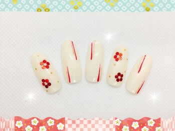 パインキュート(Pine Cute)/成人式ネイル☆ 4800円