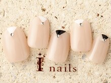 アイネイルズ 町田店(I nails)/シンプルモードフレンチ7980円