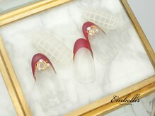 アンベリール 横浜店(Embellir)/(1085)マットなチェックネイル