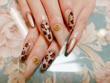プリンセスネイル(Princess NAIL)/ヒョウ柄スカルプ