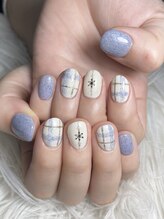 インプレス 鶴見店(Impress)/チェックネイル