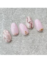 リンネ(Rinne)/大理石ネイル