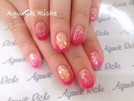 【押し花ネイル】