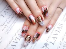 プロフェッショナル ネイルサロン ラヴィアス(LAVIAS)/【定額メニュー】オシャレアート