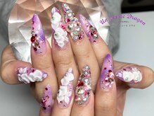 アン ジョーヌドラゴ/【ロングネイル】ゴテゴテネイル