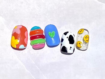 ゆびノさき イバラキシ(ibarakishi)/カラフルポコポコ