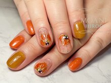 モアニヒロオ 広尾駅前店(MOANI Hiroo)/秋冬カラーでフラワーネイル☆