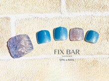 フィックスバー(FIX BAR)/バカラネイル（ブルー）
