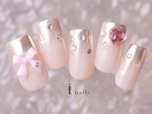 アイネイルズ 町田店(I nails)/ミラーグラデネイル11500円