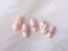 イニシャル×推し活ネイル