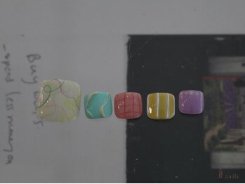 アイネイルズ 横浜WEST店(I-nails)/ちぐはぐ3Dチェック10480円