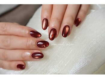 ソワン(soin)/ Valentine nail