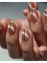 マニクション ネイルズ(M2CT NAILS)/大人なマグネットフレンチ