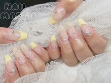 ネイルマフィア 新宿(NAIL MAFIA)/バターイエローネイル