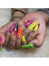 カラフルネイル