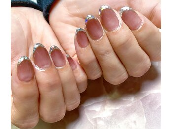 クリアー(clear)/ガラス定額ネイル5800+1000