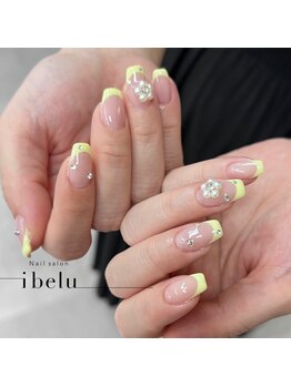 イベル 恵比寿西口店(ibelu)/イエローフレンチネイル