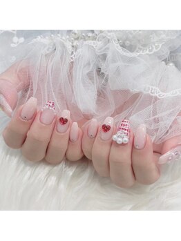ポミーネイル 池袋店(pomynail)/ツイードネイル