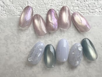 ノア 高槻店(NOR)の写真/【口コミ高評価】定番からトレンドまで可愛いデザイン多数◎自爪に優しいフィルイン施術をお手頃価格で♪