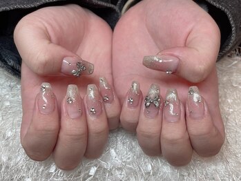 レアネイル 新宿(le'a nail)/チークマグネットネイル