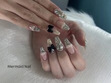 マーメイドネイル(Mermaid Nail)/ツイードネイル