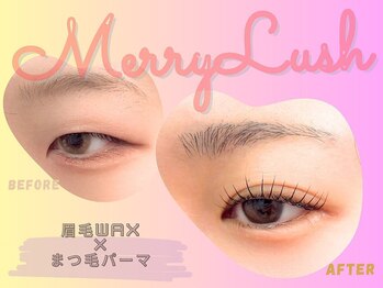 【まつ毛パーマ・パリジェンヌ・アイブロウ専門店】メリーラッシュ盛岡店/垢抜け美眉+まつ毛パーマ