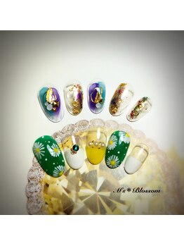 ネイルサロンアンドスクールエムズブロッサム(Nailsalon & school M's Blossom)/定額制ジェルコース￥6700
