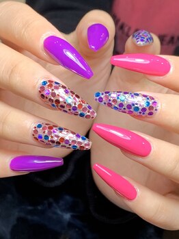 レディグリッター(Lady glitter)/ミラーボール風デザイン